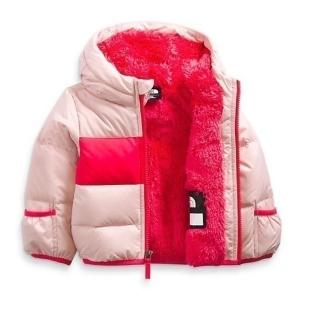 THE NORTH FACE Baby Girl's Moondoggy Pink Hoodie Jacket